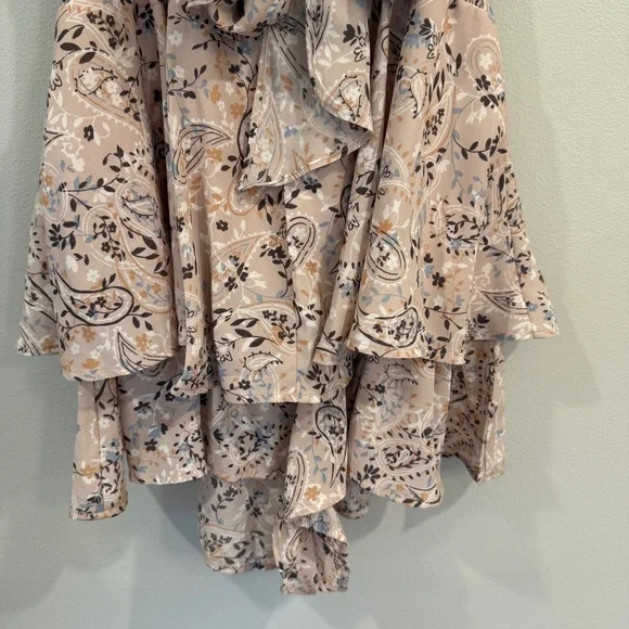 Style Rack Patterned Ruffle Romper - Picture 3 of 6